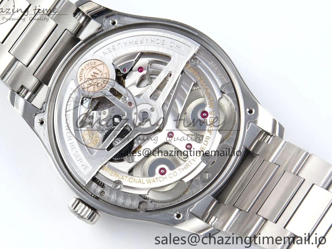 MIROTIME 0402 Portugieser Auto IWC0562E APSF 1:1 Best Edition Blue Dial on SS Bracelet A Timeless 6997